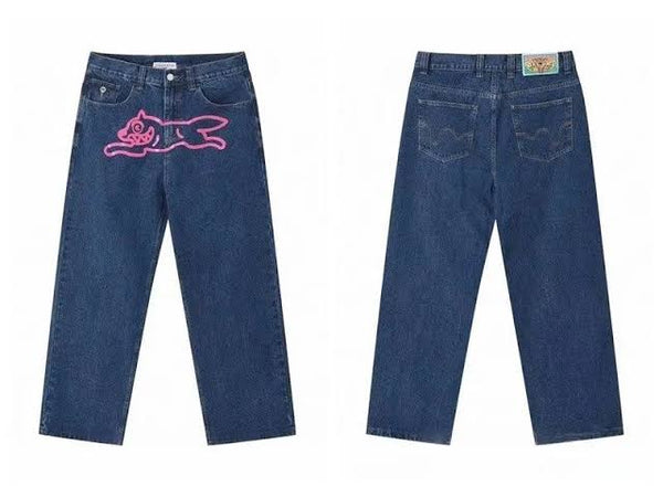 RUNNING DOG DOUBLE SCOOP DENIM PANT