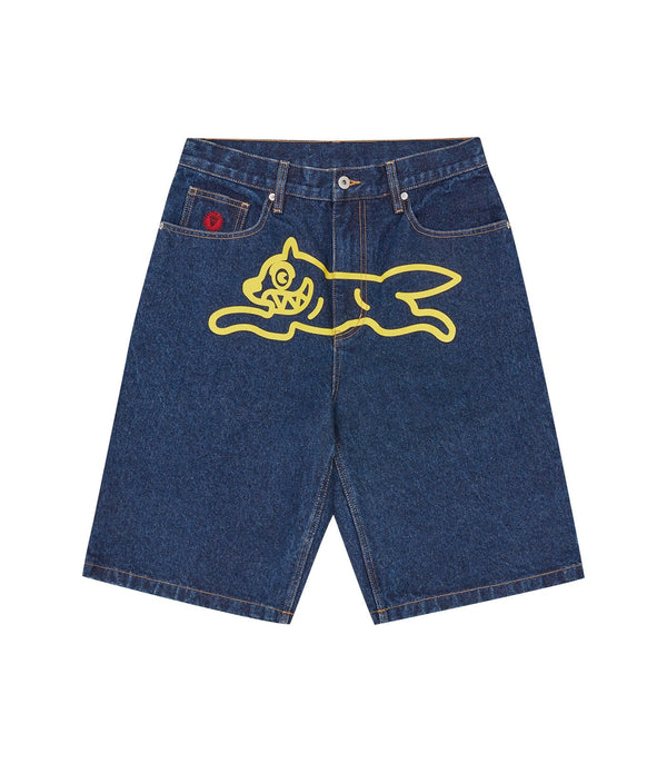 Running Dog Denim Shorts