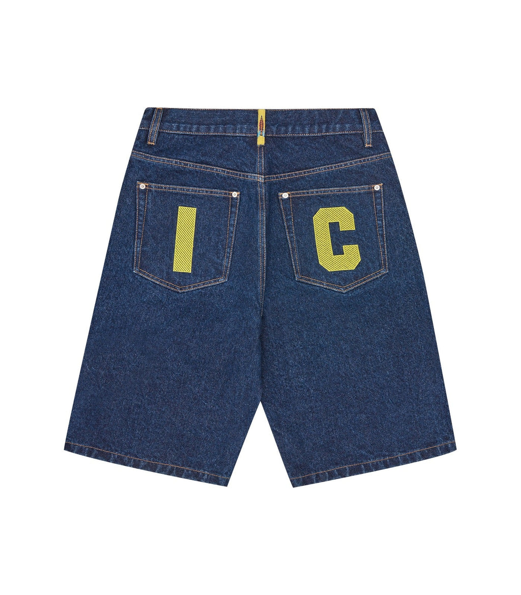 Running Dog Denim Shorts