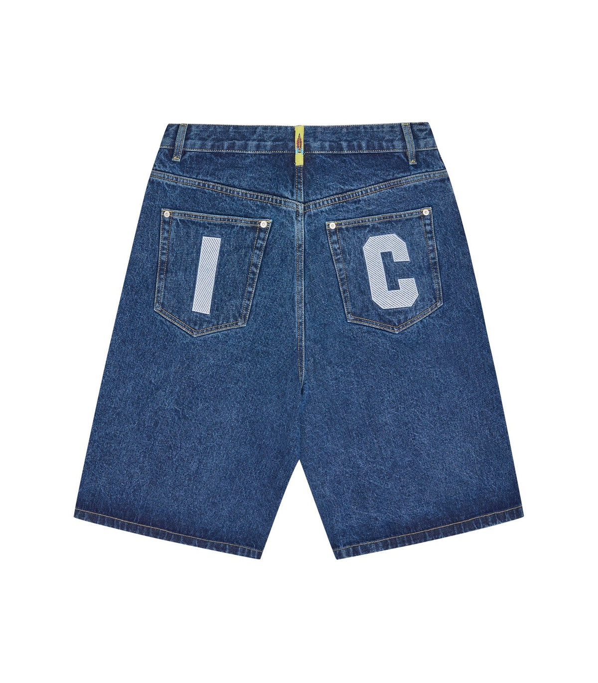 RUNNING DOG TRIPLE SCOOP DENIM SHORTS