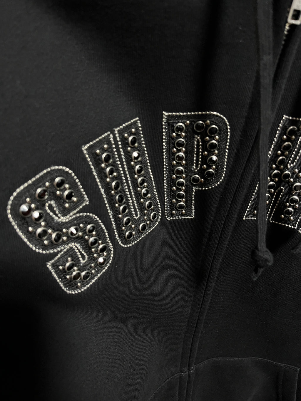Supreme B.B. Simon Zip Up Hooded Sweatshirt Black