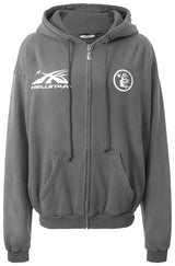 Buy Hellstar Hs Logo Zip-Up 'Grey'