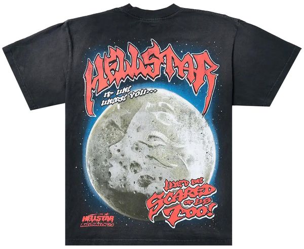 Hellstar Full Moon T-Shirt "Black"