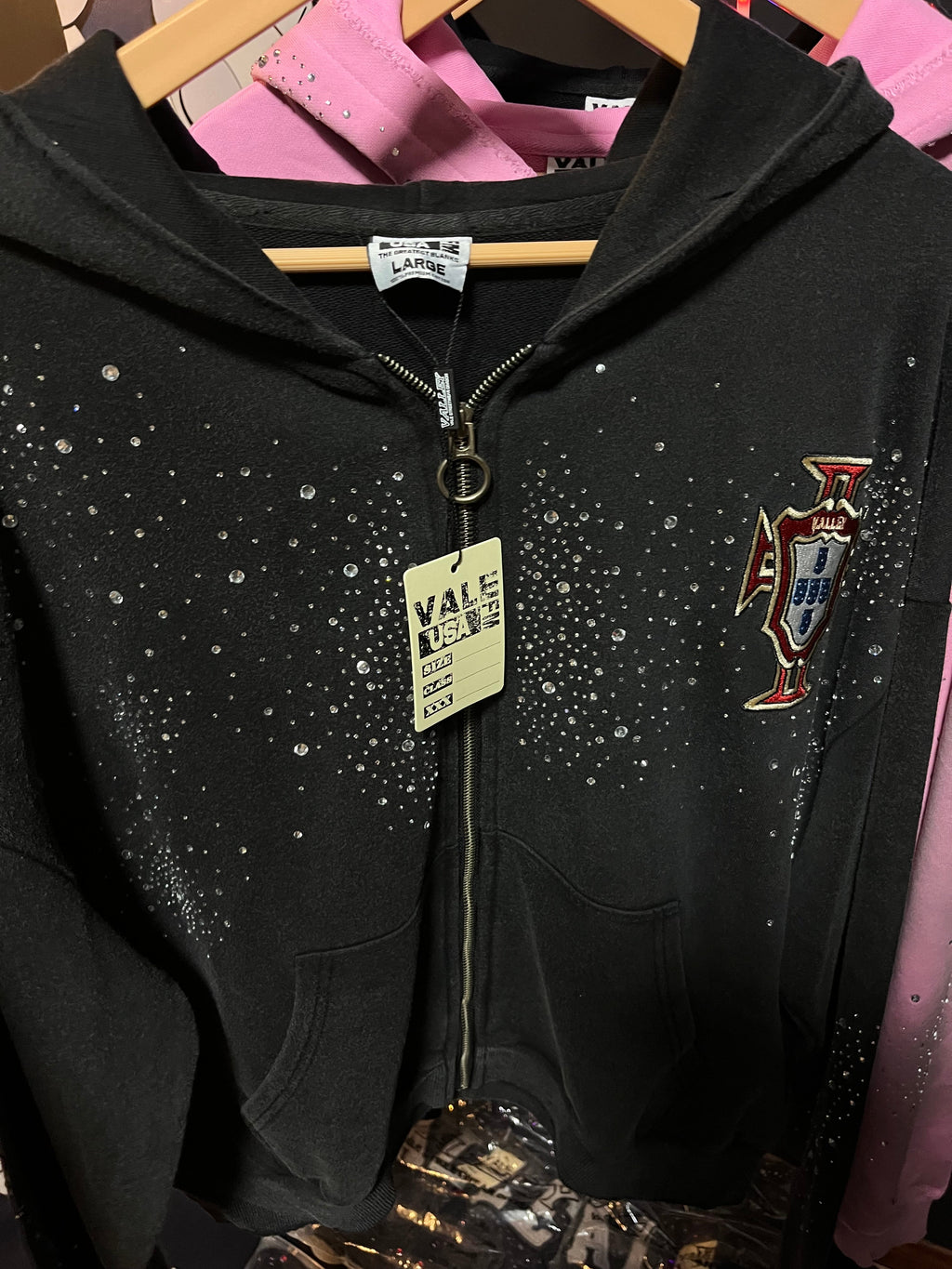 Vale Forever Pluto Portugal Zip Up Hoodie