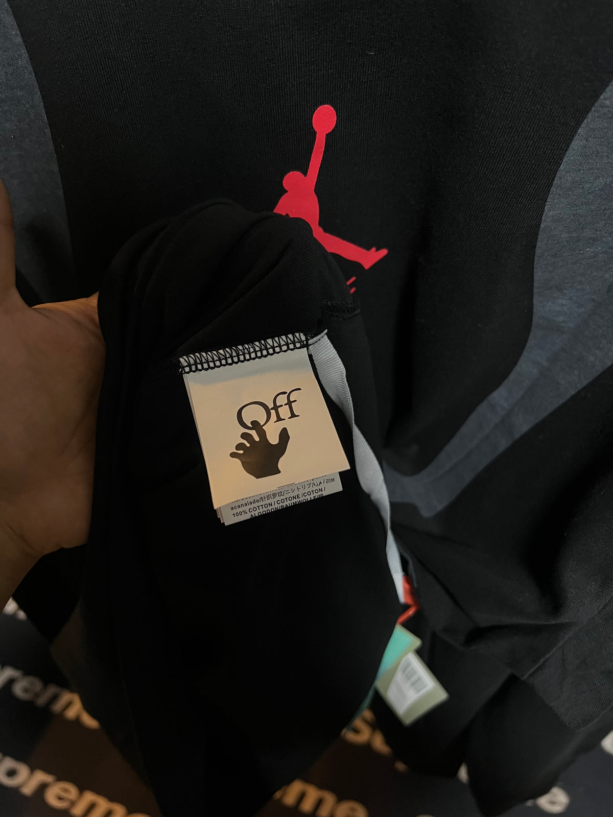 Off-White x Jordan T-Shirt 'Black'