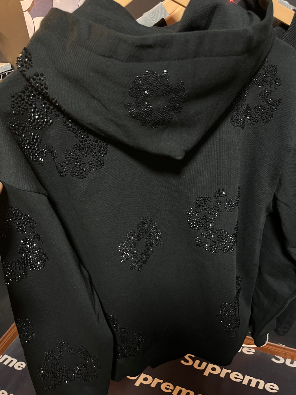 Denim Tears Black on Black Swarovsky