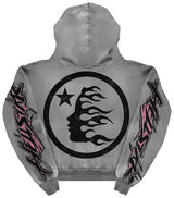 Hoodie Hellstar Future Flame en gris