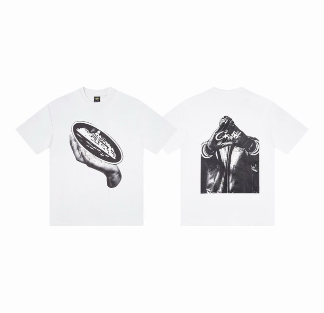 Camiseta Esténcil Isla Corteiz Blanco