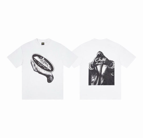 Camiseta Esténcil Isla Corteiz Blanco