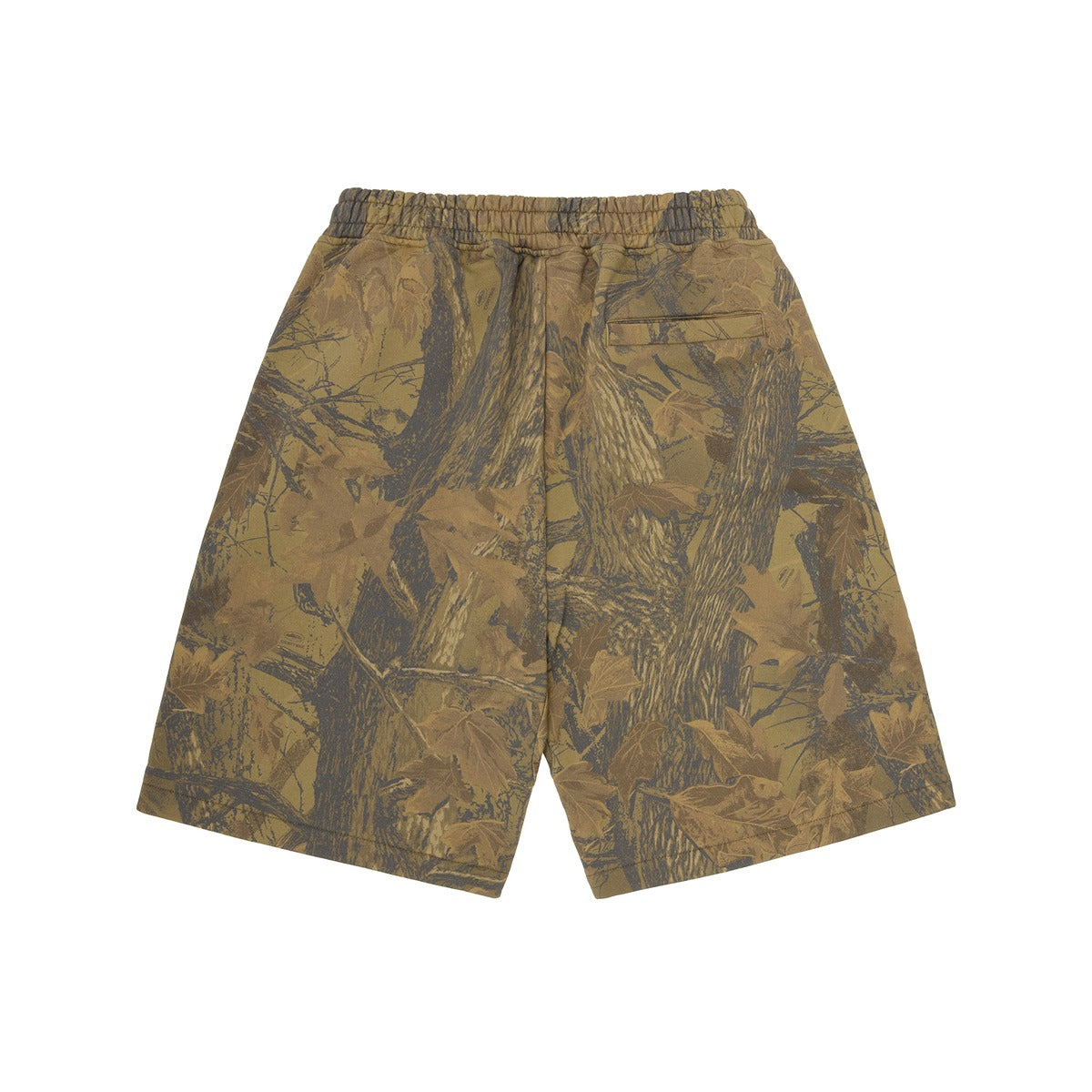 Corteiz Island Puff Print Sweatshort Forest Camo