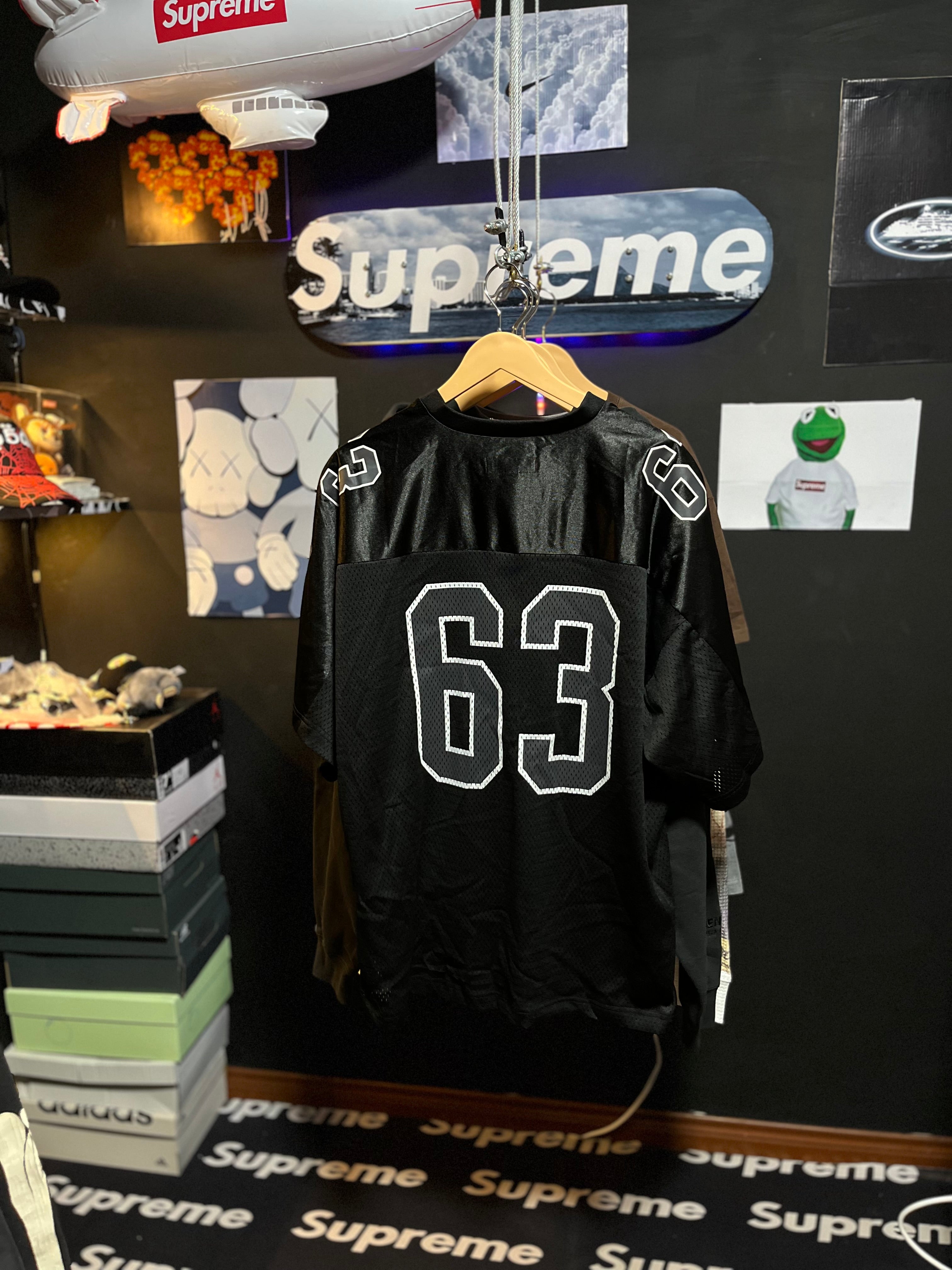 Supreme Playera Stadium Bones Football Black