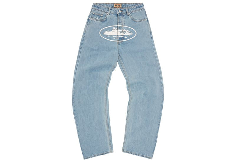 Buy Corteiz Alcatraz Baggy Jeans 'Stonewash'