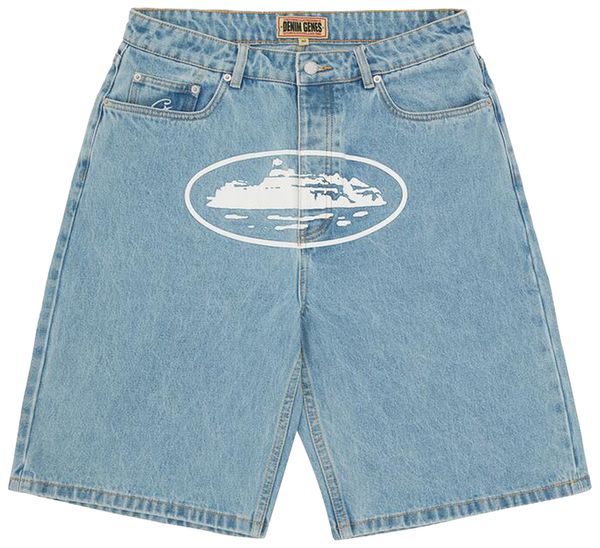 Buy Corteiz Alcatraz Baggy Denim Shorts