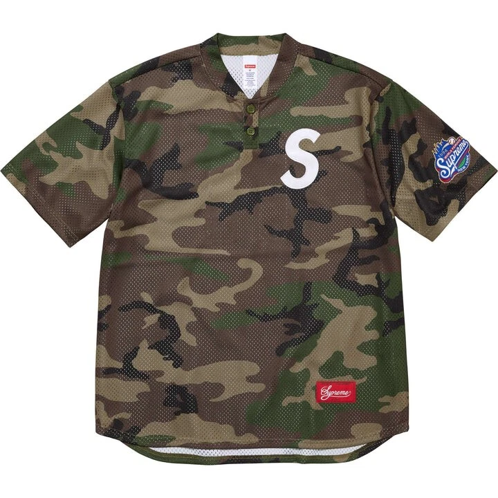 Buy Supreme S Logo Baseball Camo