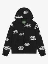 Denim Tears x Corteiz Cotton Wreath Zip Hoodie