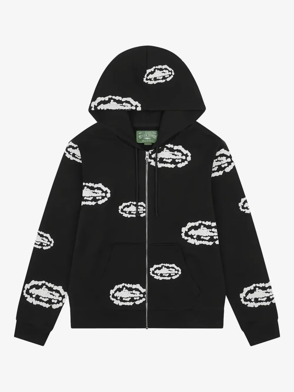 Denim Tears x Corteiz Cotton Wreath Zip Hoodie