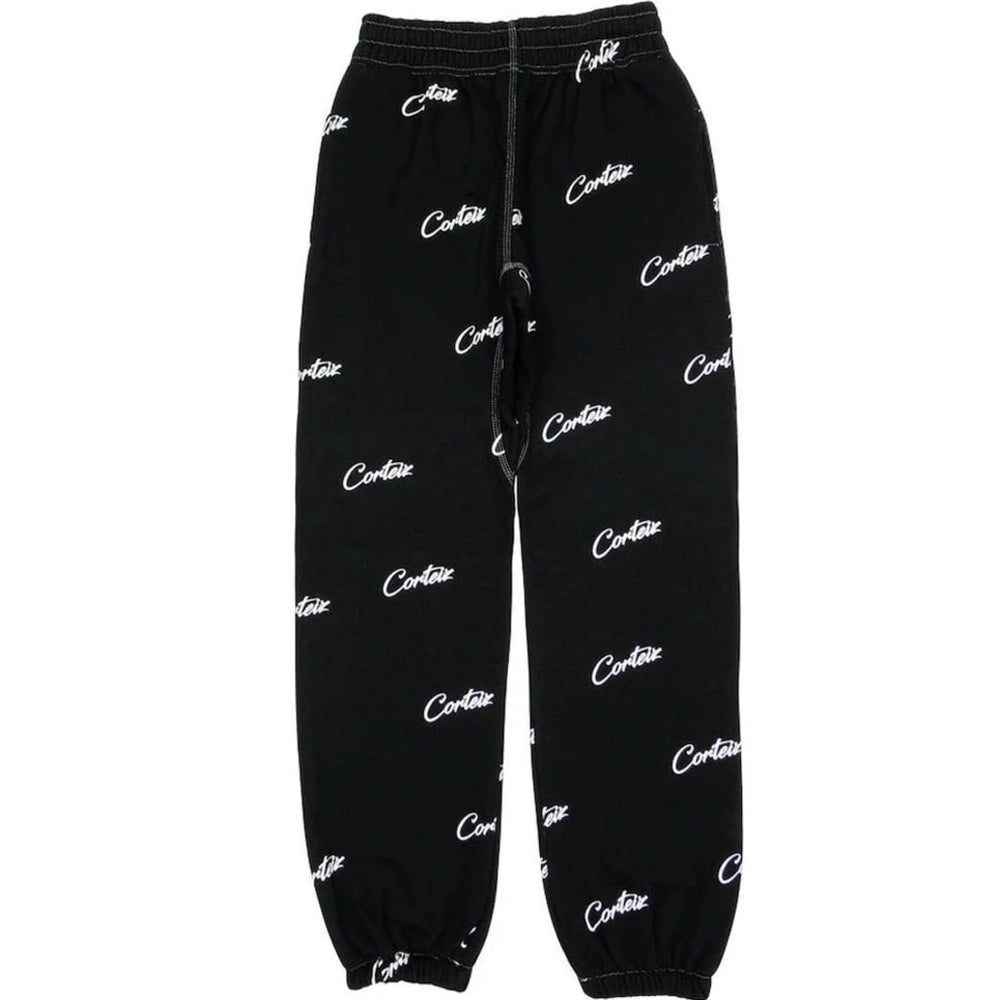 Corteiz All Over Print Joggers Black
