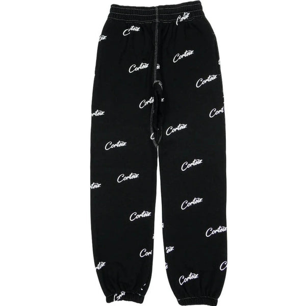 Corteiz All Over Print Joggers Black