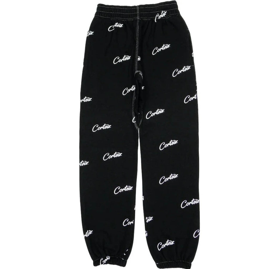Corteiz All Over Print Joggers Black