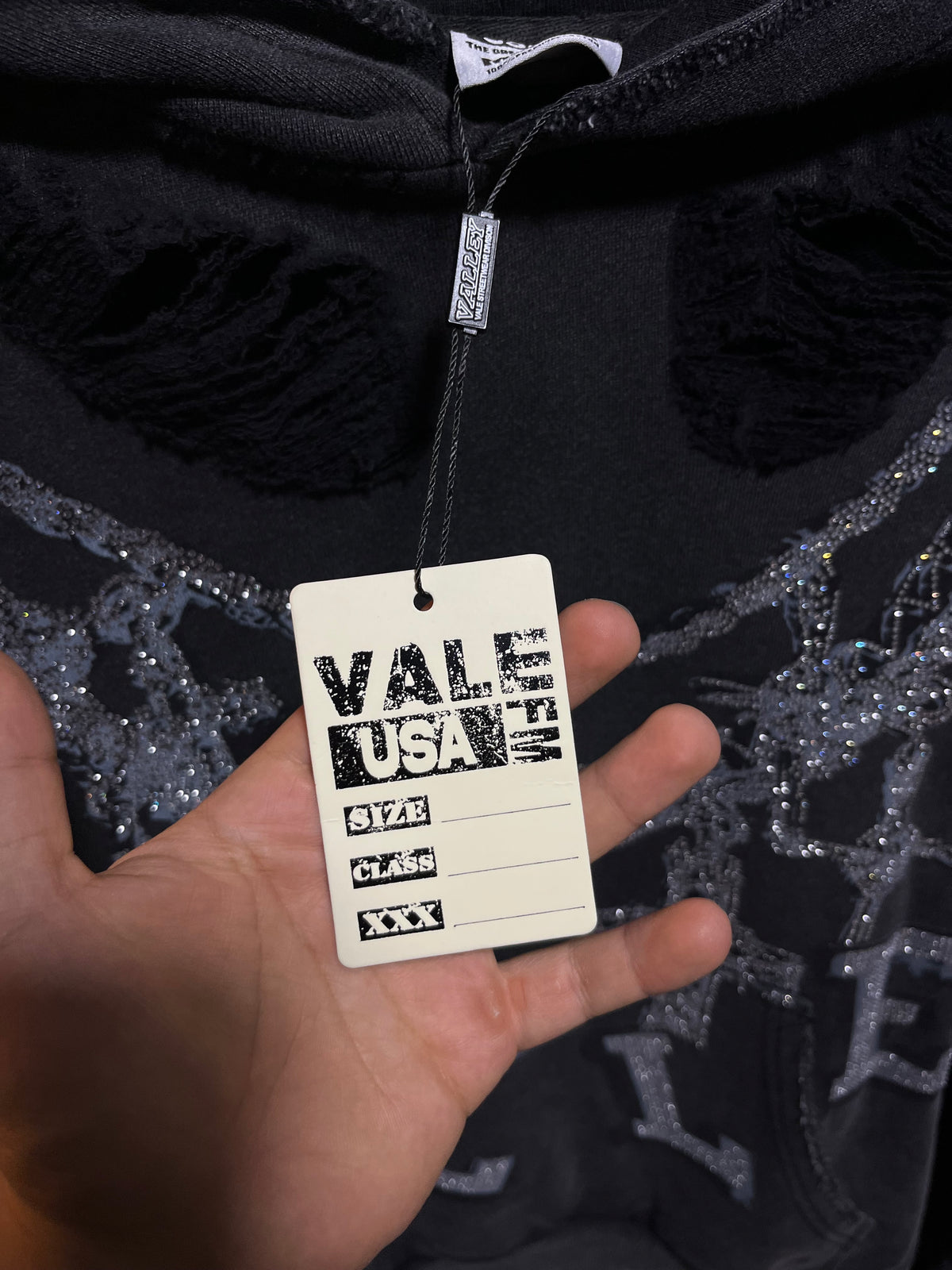 Vale Forever Big Chain Hoodie 'Black'