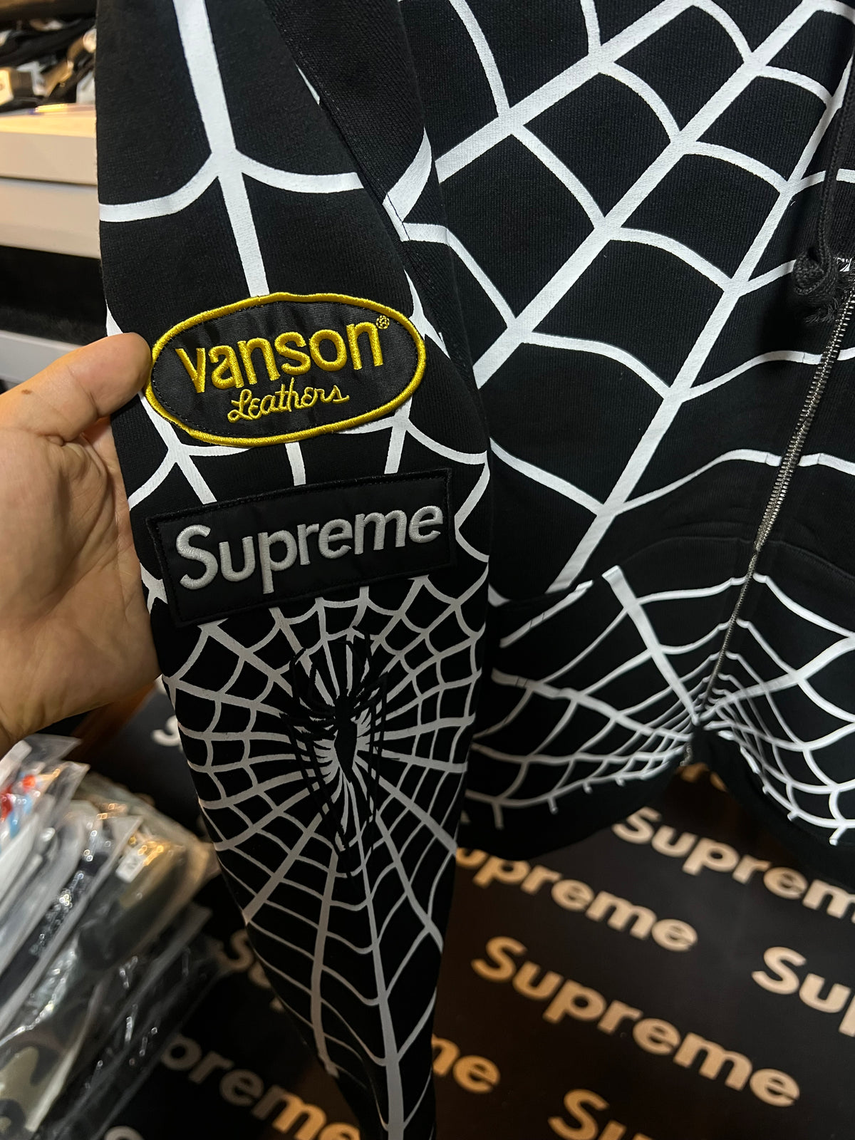 Supreme Vanson Leathers Spider