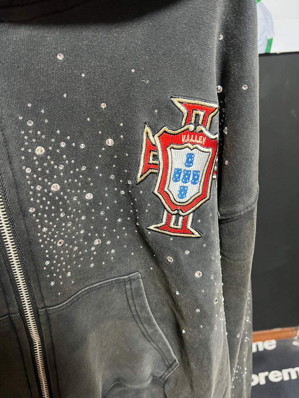 Zip Hoodie Portugal Vale Forever