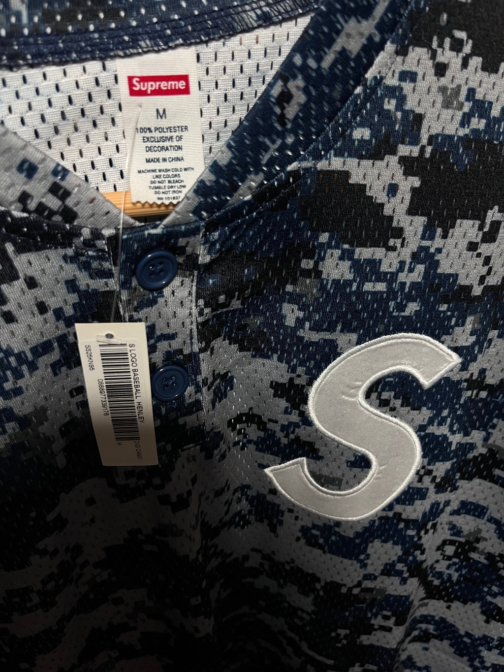 Supreme Top S Logo Henley