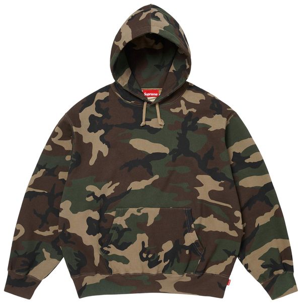 Supreme Satin Appliqué Hooded Sweatshirt