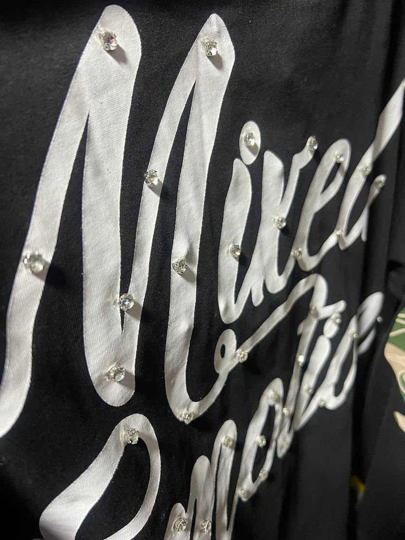 Mixed Emotion Tee Angel Negro