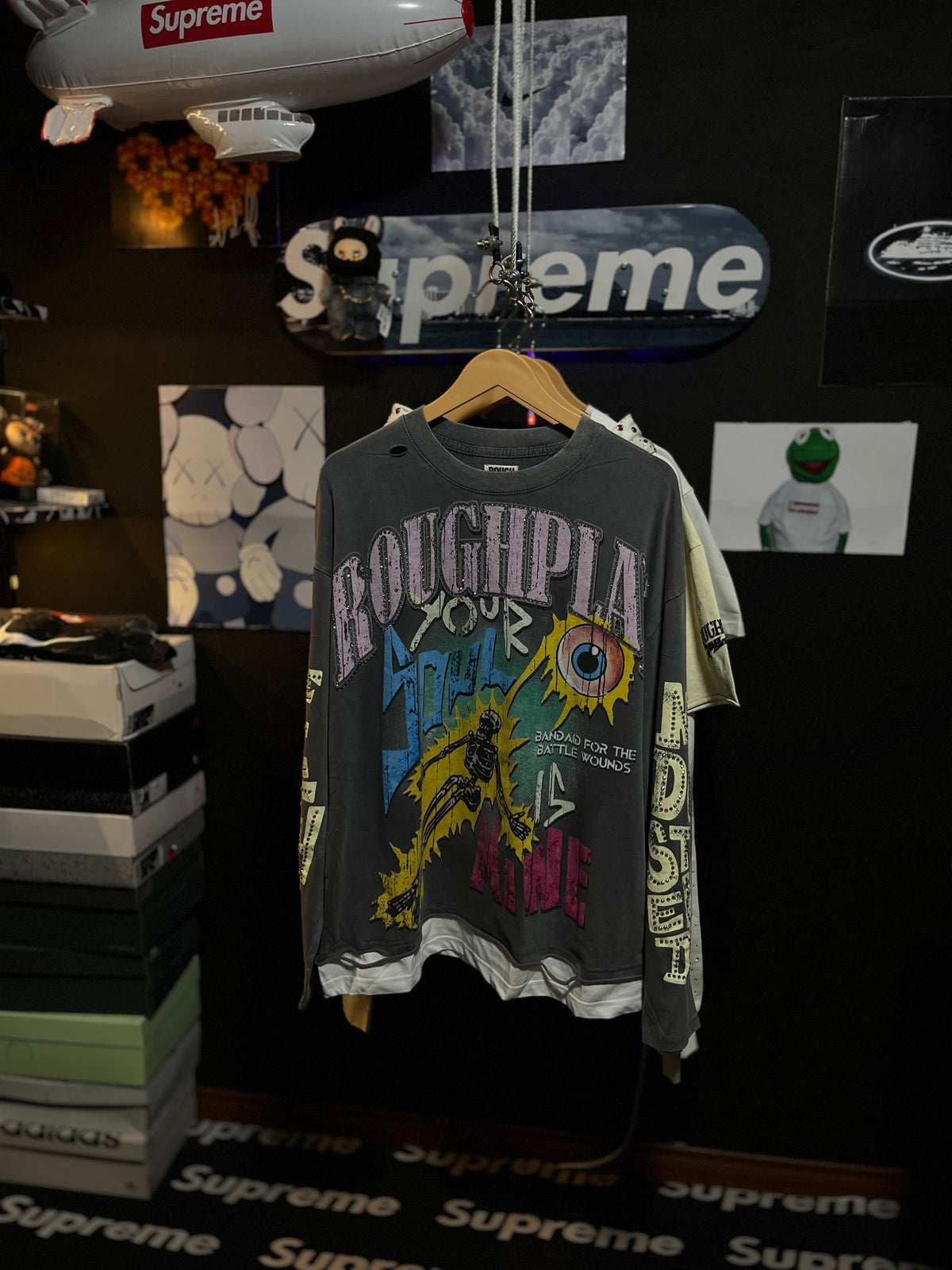 Rough play Bandaid grey soul