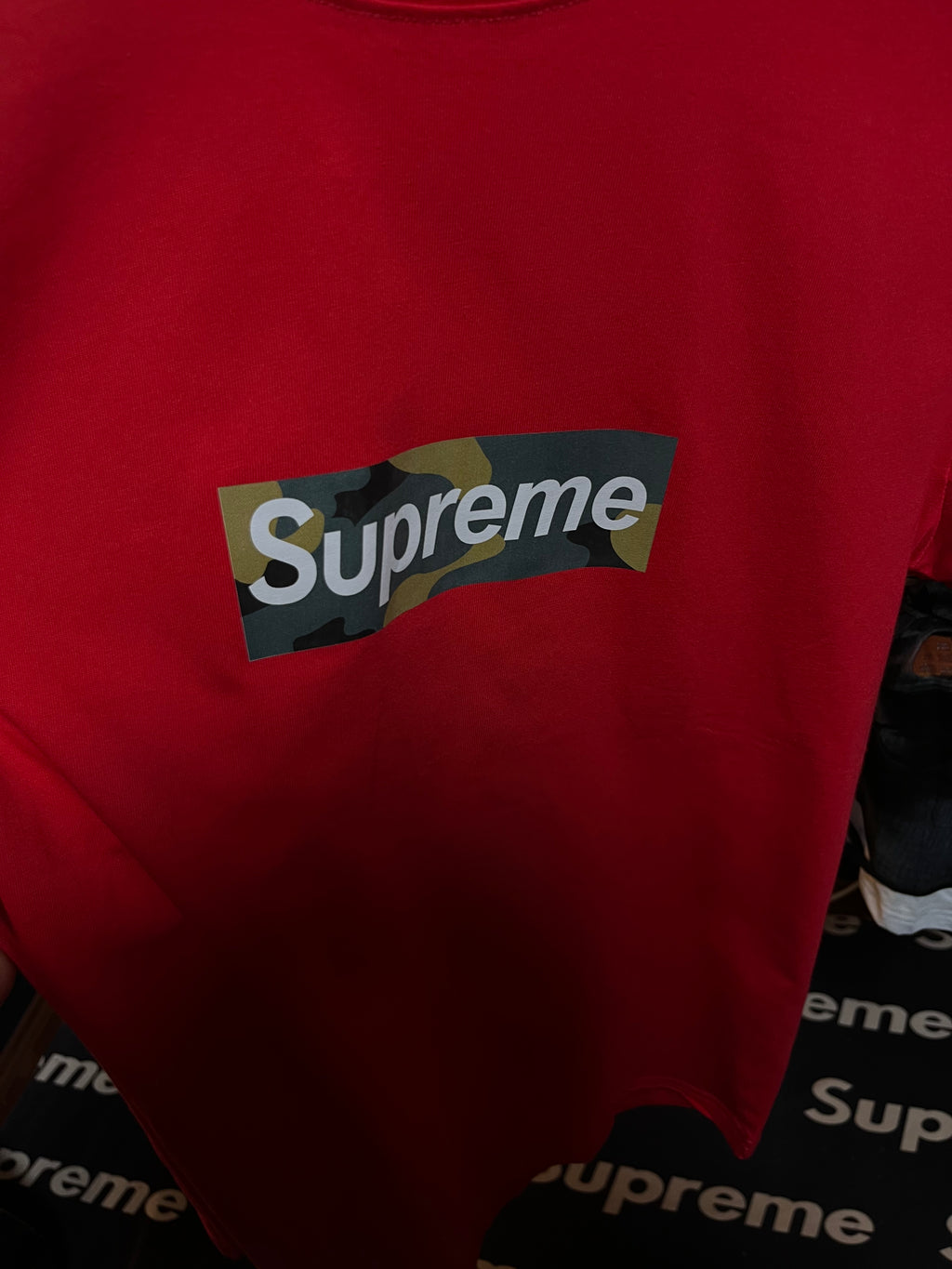 Supreme Supreme Camo Box Logo Tee