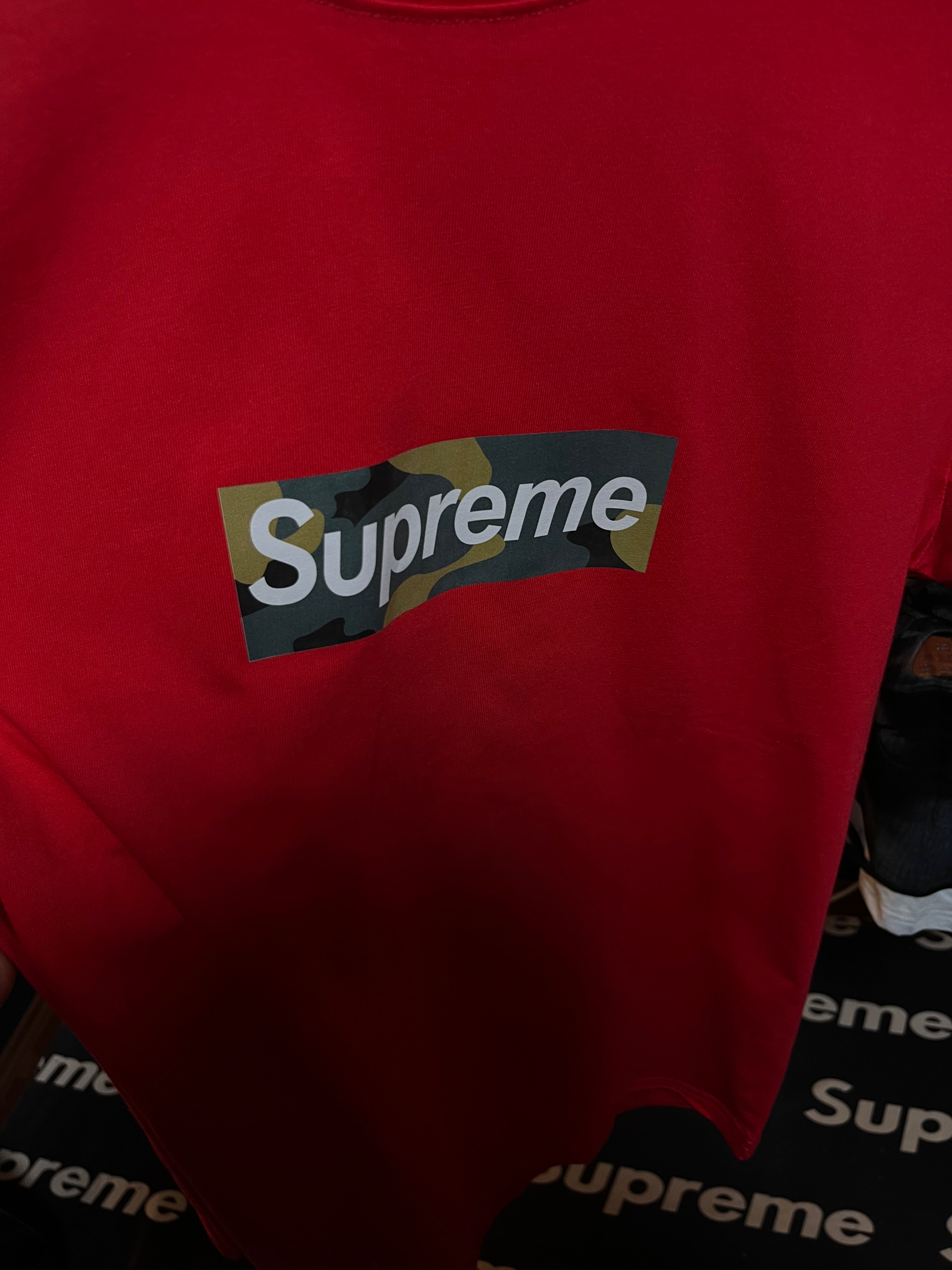 Supreme Supreme Camo Box Logo Tee