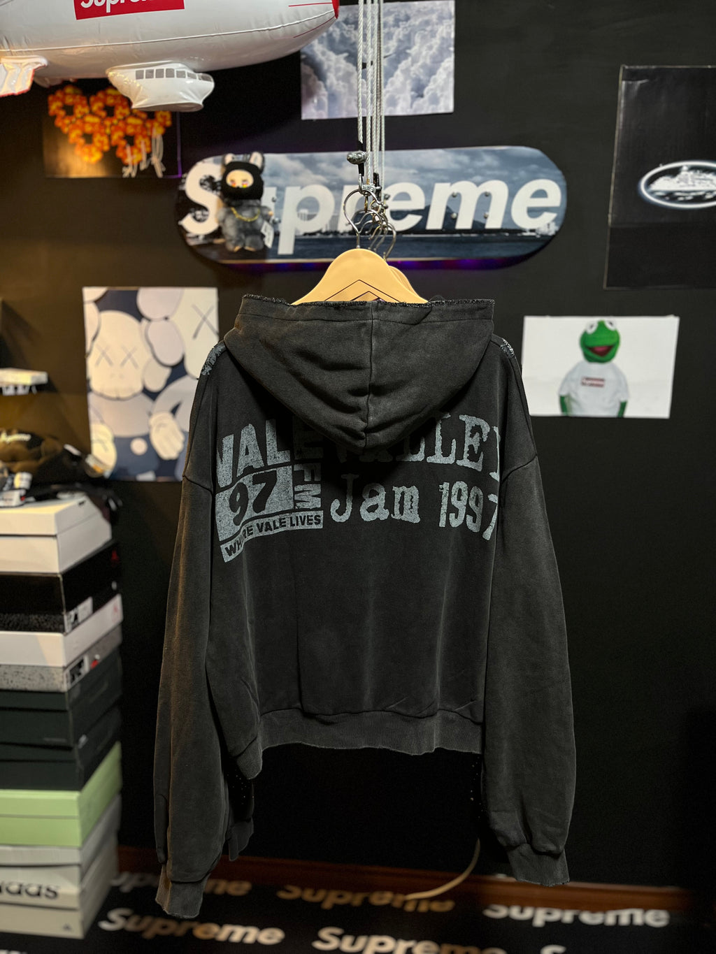 Vale Forever Big Chain Hoodie 'Black'