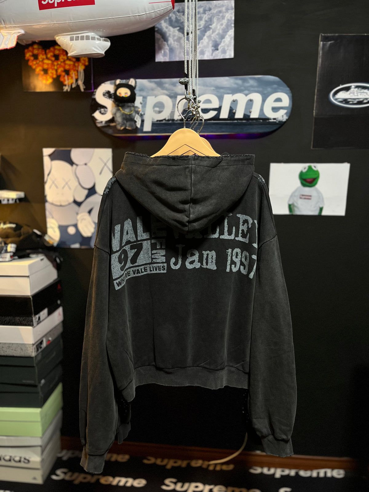 Vale Forever Big Chain Hoodie 'Black'