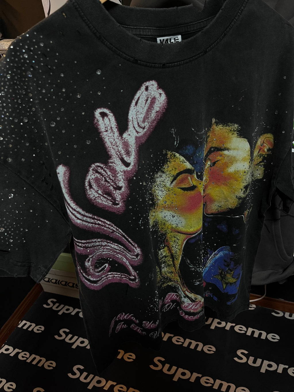 Vale Forever Fated Yours Bling Tee 'Black'