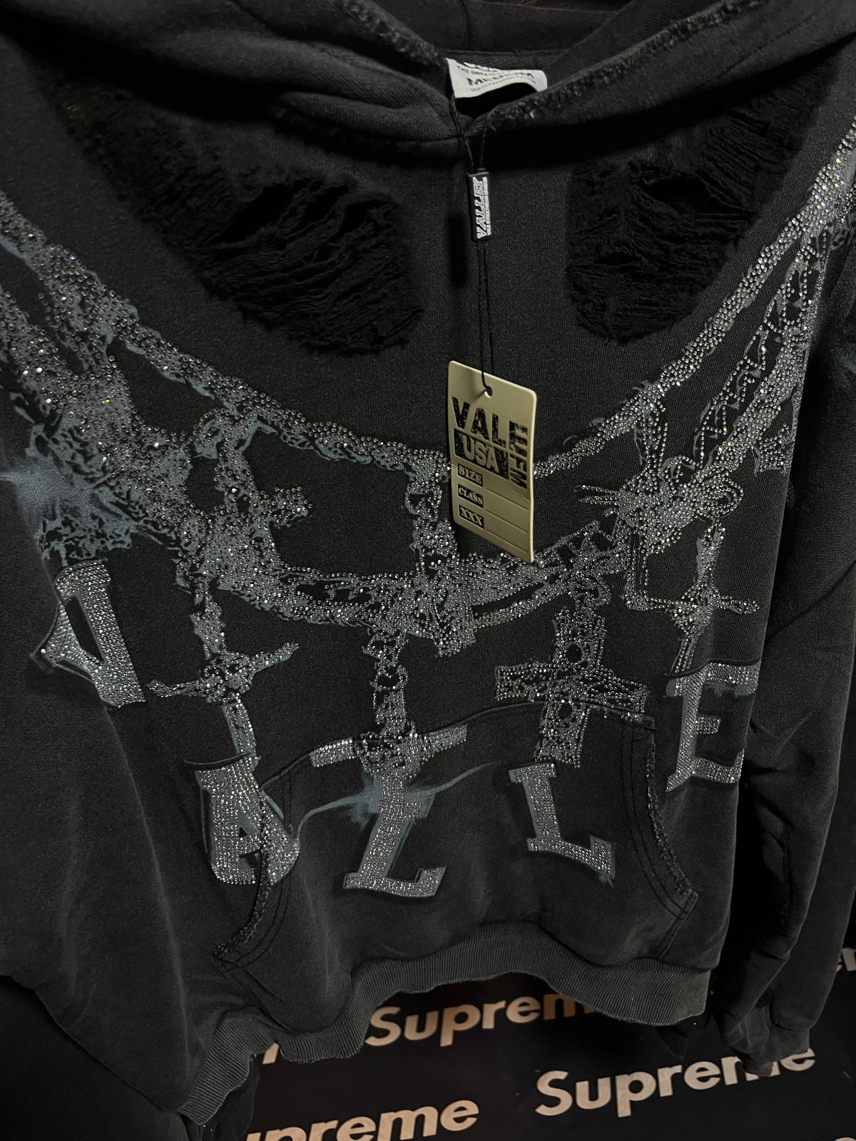 Vale Forever Big Chain Hoodie 'Black'