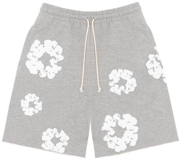Denim Tears The Cotton Wreath Shorts Grey