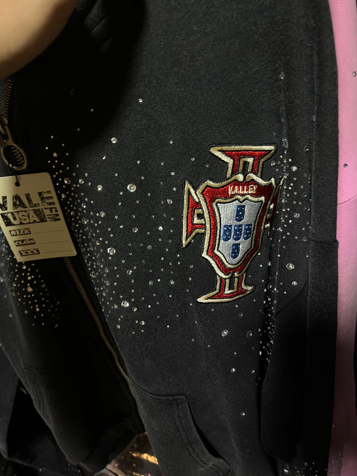 Vale Forever Pluto Portugal Zip Up Hoodie