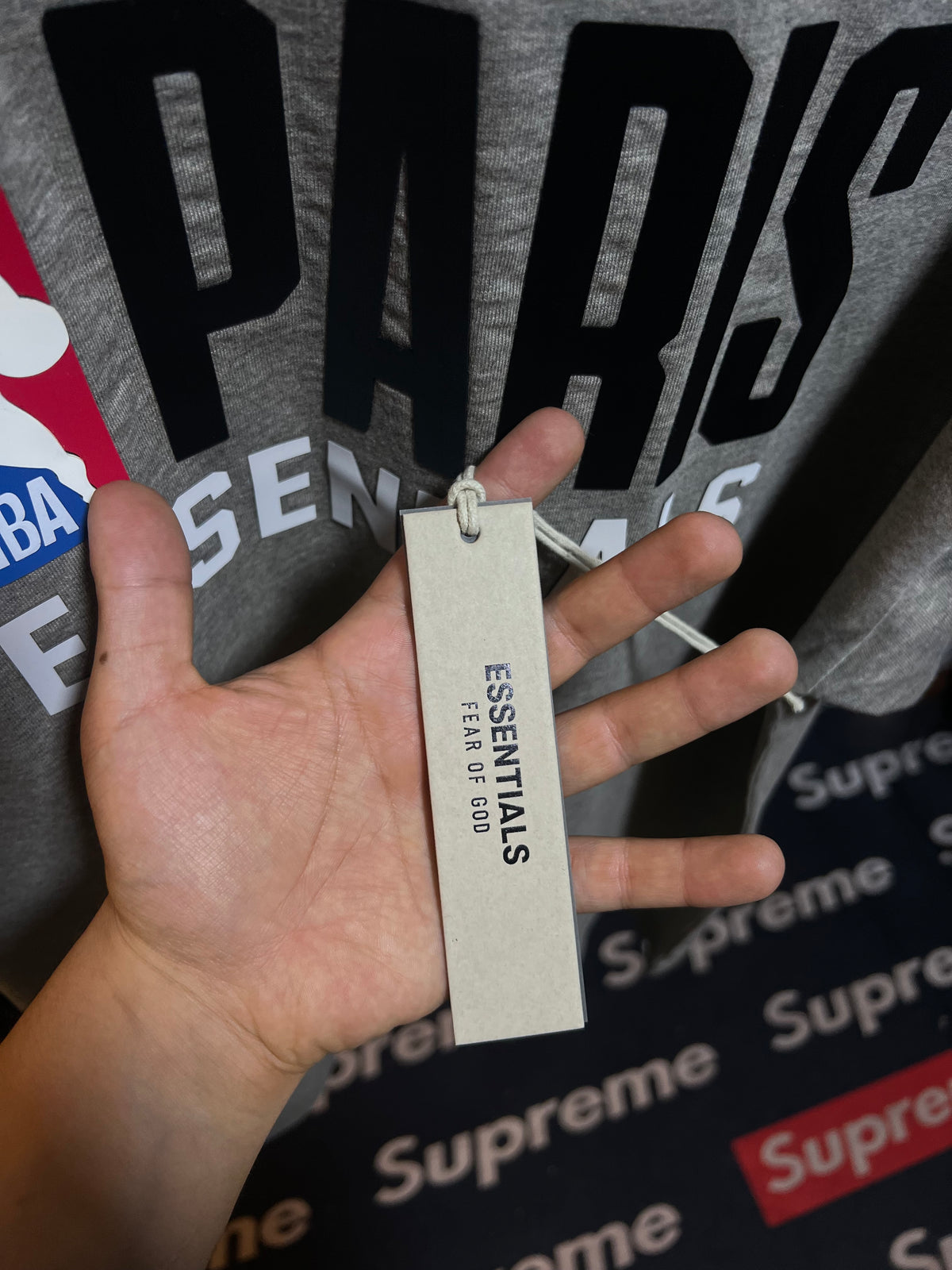 Fear of God Essentials NBA Paris Tee