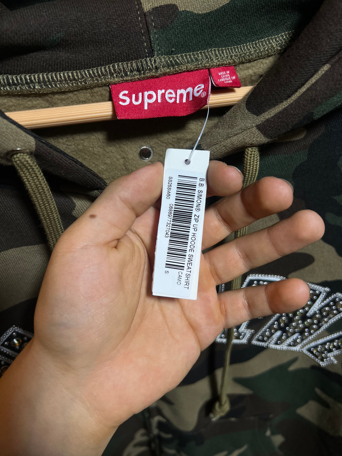 Supreme x B.B. Simon Zip Up Hooded