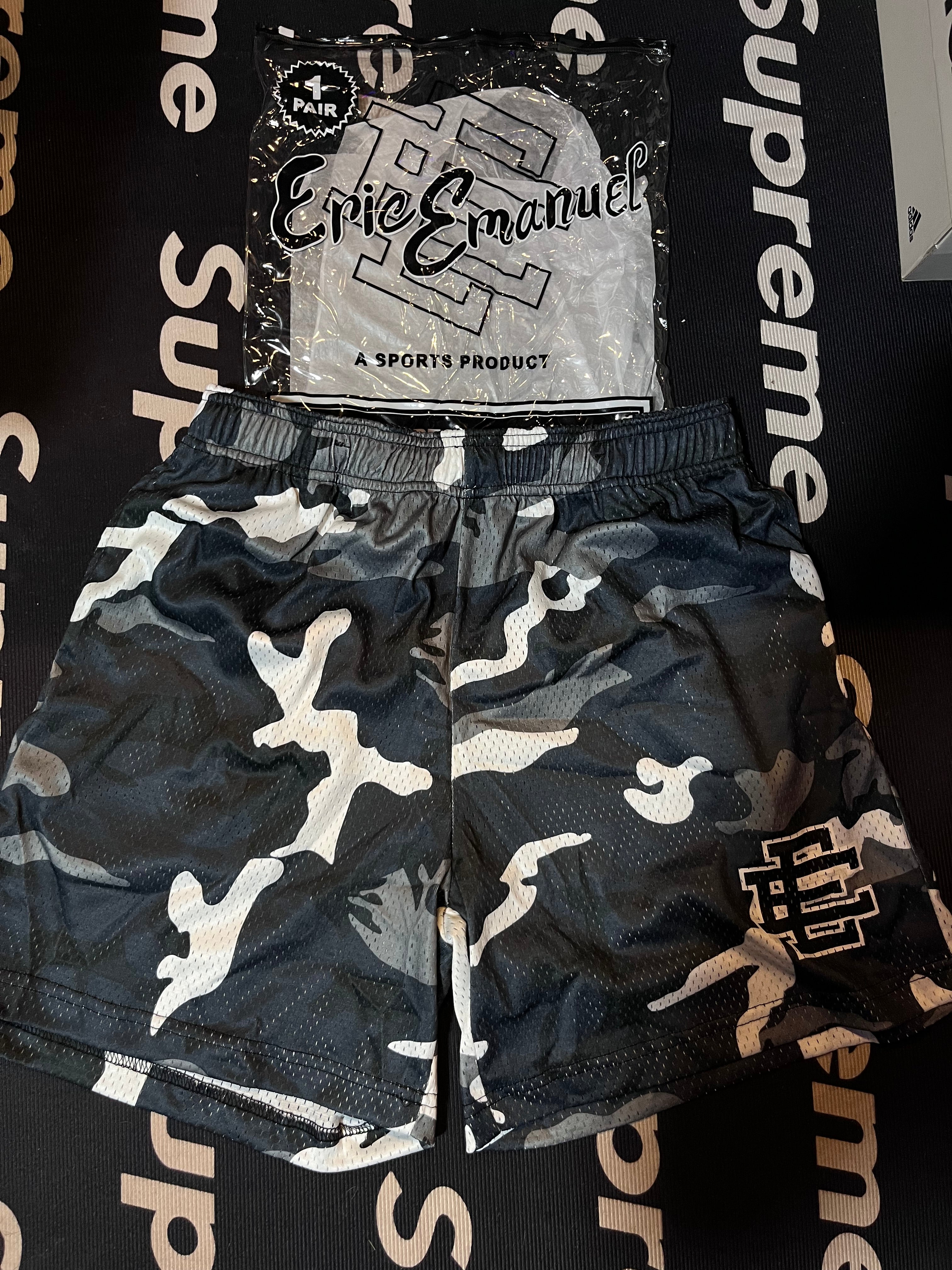 Buy Eric Emanuel EE Basic Short 'White/Black EE Camo
