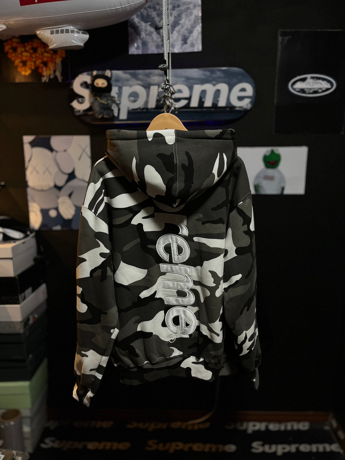 Supreme Satin Applique Hoodie Snow Camo (SS26) – Takeoff ...