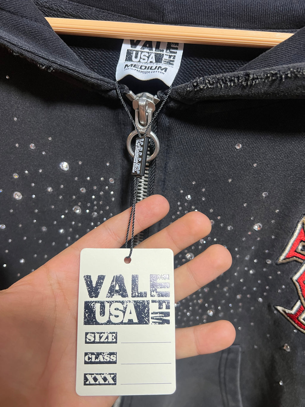 Zip Hoodie Portugal Vale Forever