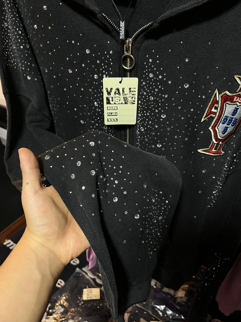 Vale Forever Pluto Portugal Zip Up Hoodie