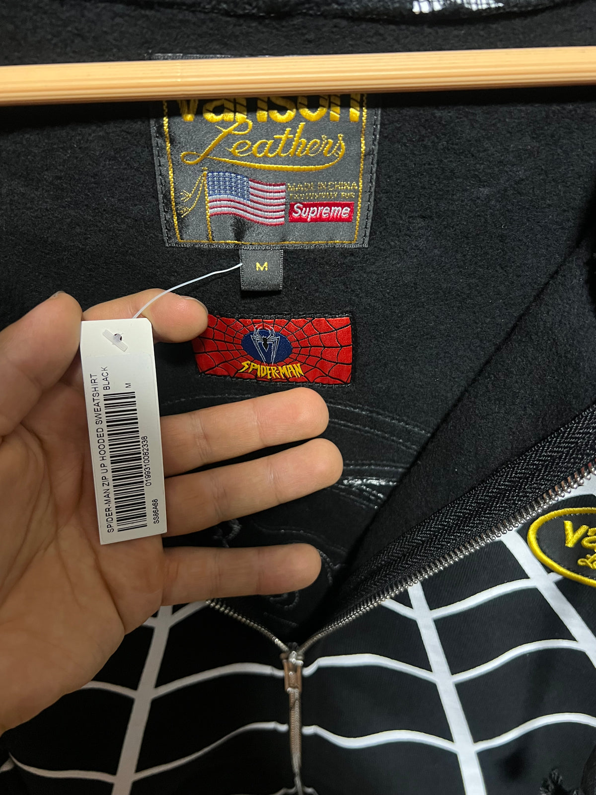 Supreme Vanson Leathers Spider