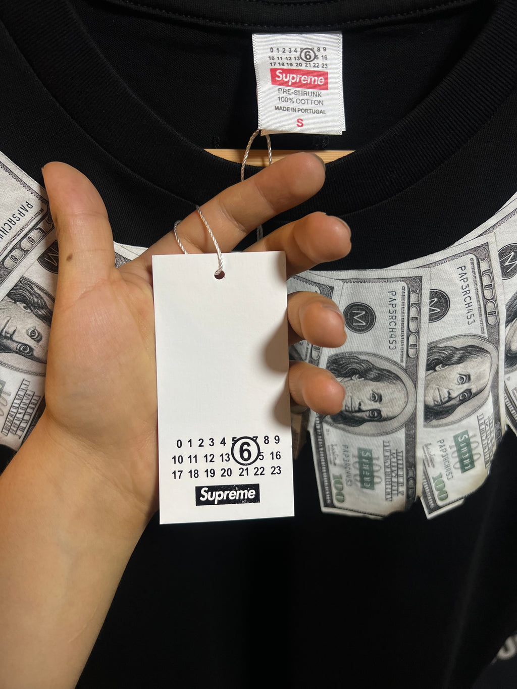 Supreme MM6 Maison Margiela Money T-shirt