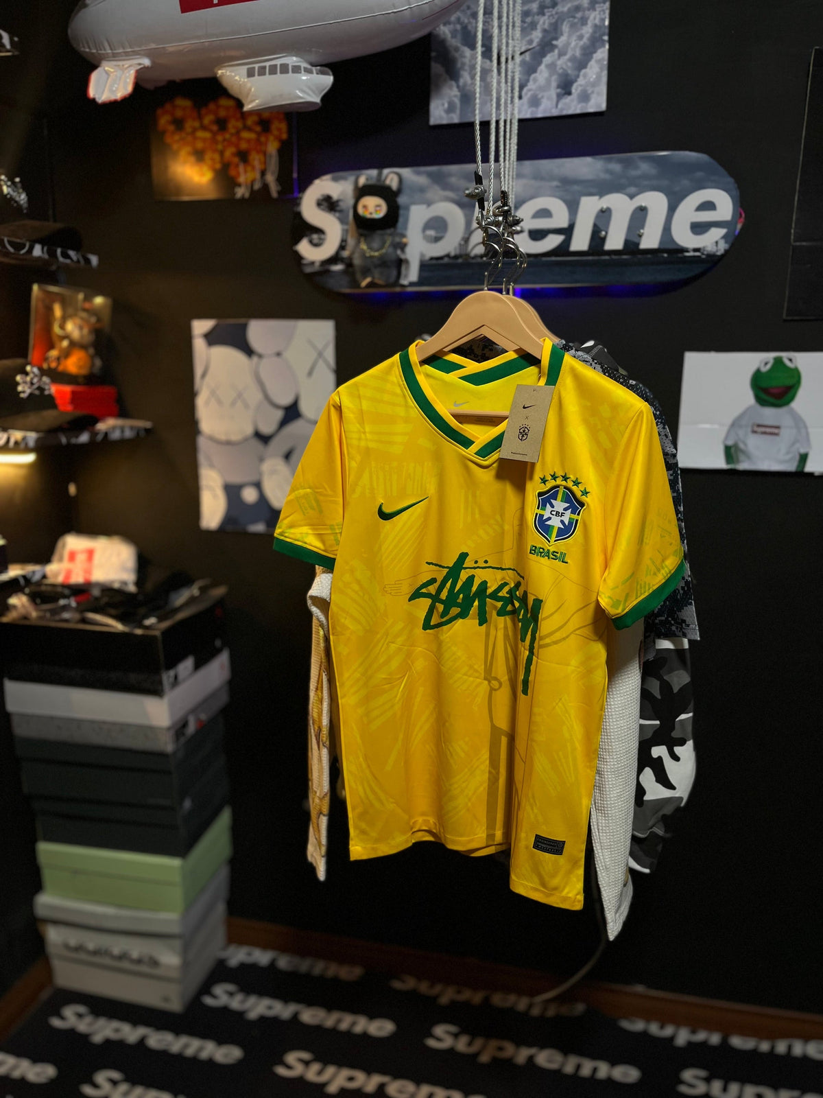 Camiseta Stussy x Brasil