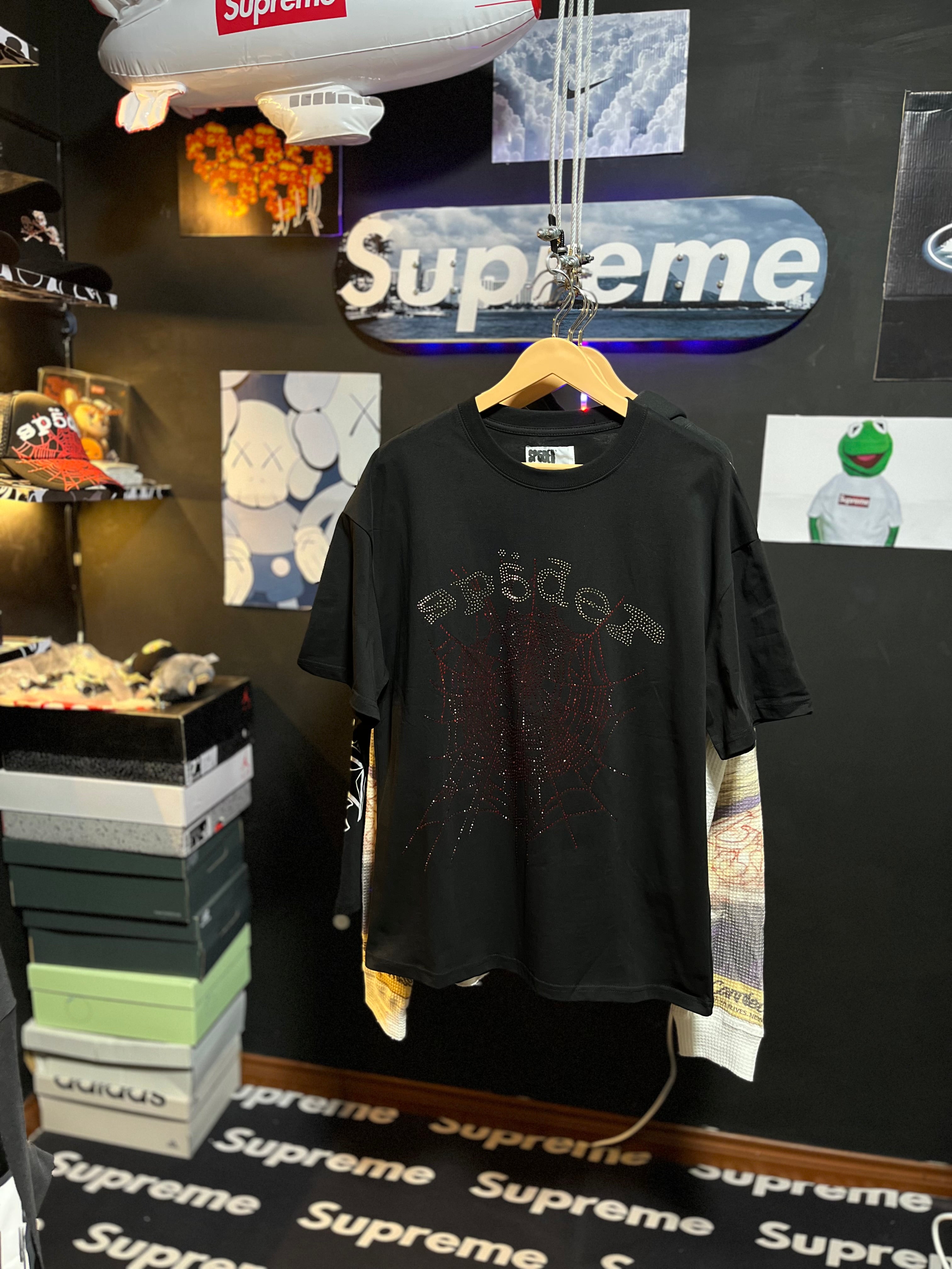 Sp5der Rhinestones Tee