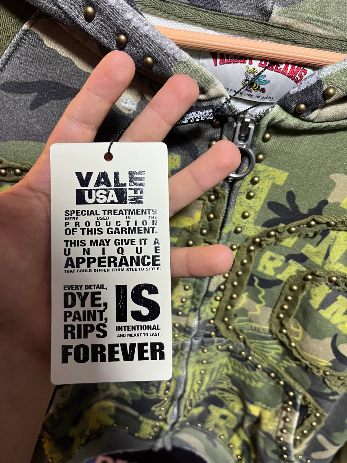 Hoodie Vale Forever Camo