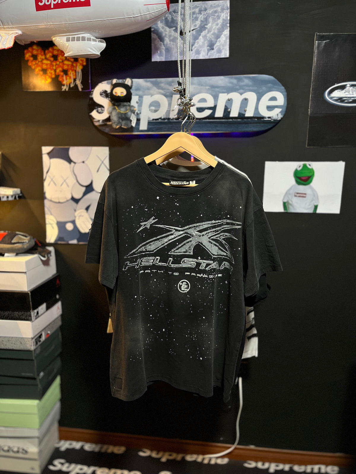Hellstar Chrome Logo T-Shirt Black